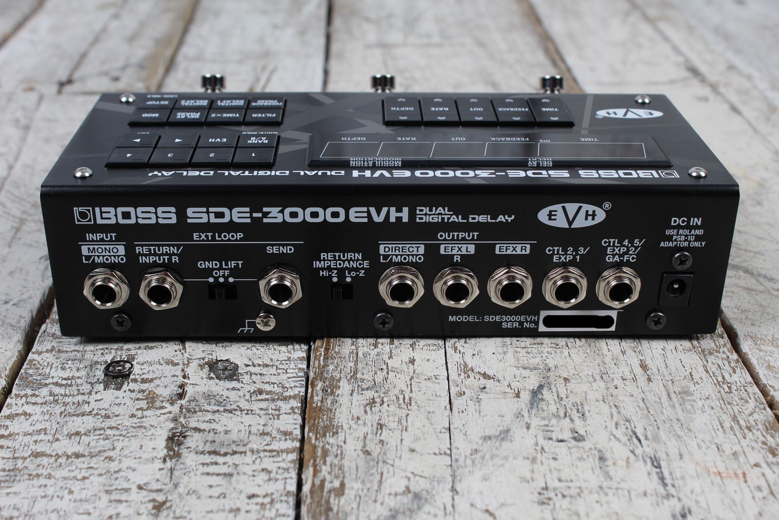 Boss SDE-3000 EVH Dual Digital Delay Pedal Electric Guitar Delay Effects Pedal
