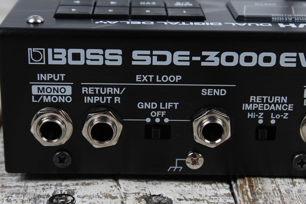 Boss SDE-3000 EVH Dual Digital Delay Pedal Electric Guitar Delay Effects Pedal