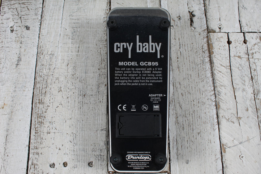 Dunlop GCB95 Cry Baby Standard Wah Pedal Electric Guitar Wah Effects Pedal