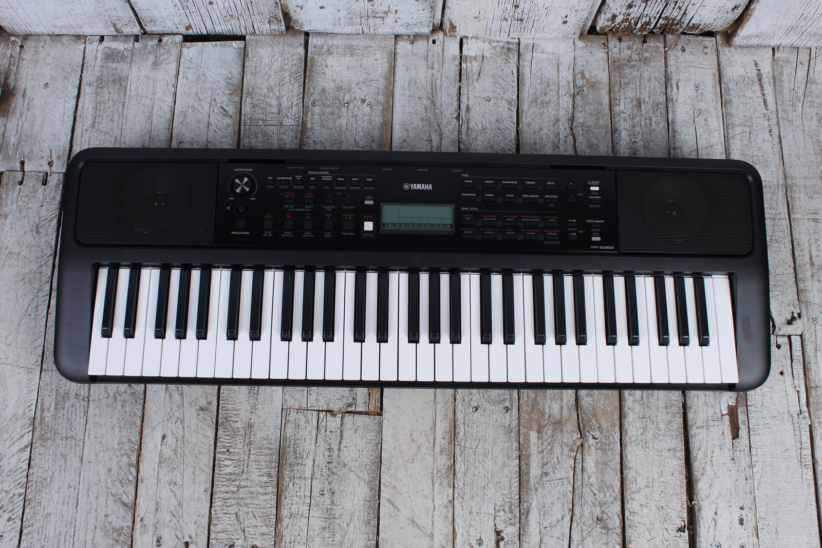 Yamaha PSR-E383 Touch Sensitive 61 Key Portable Keyboard