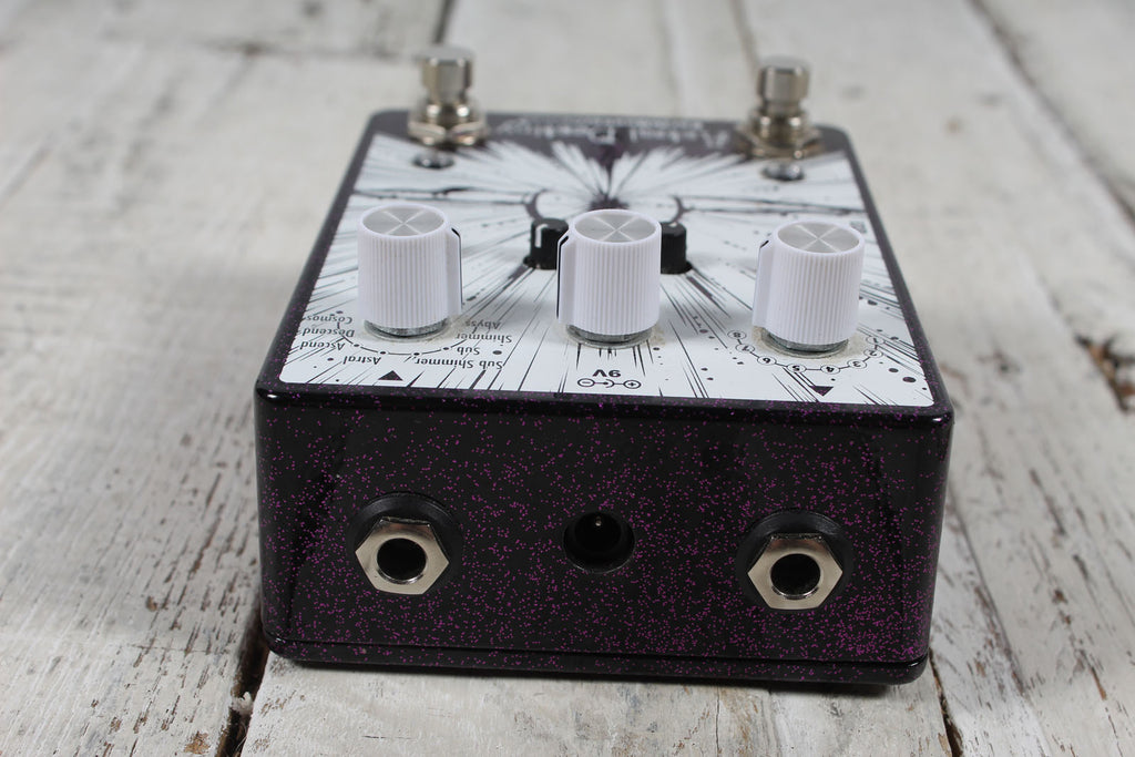 EarthQuaker Astral Destiny Electric Guitar Reverb Effects Pedal Purple Sparkle