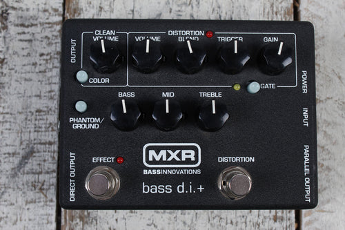 MXR Bass DI+ M80 Pedal Electric Bass Guitar Preamp Distortion Effects Pedal