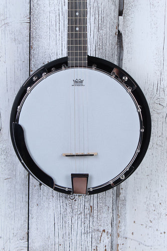 Washburn Americana B8 5 String Resonator Banjo Pack with Gig Bag and Strap