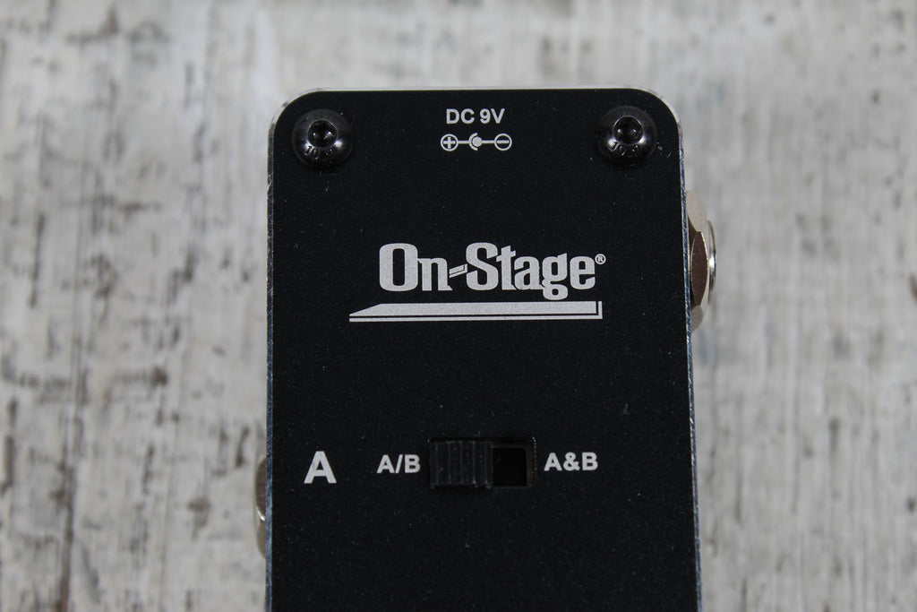 On Stage GSP1000 ABY Switcher Pedal Mini A/B/Y Switch Pedal
