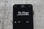 On Stage GSP1000 ABY Switcher Pedal Mini A/B/Y Switch Pedal