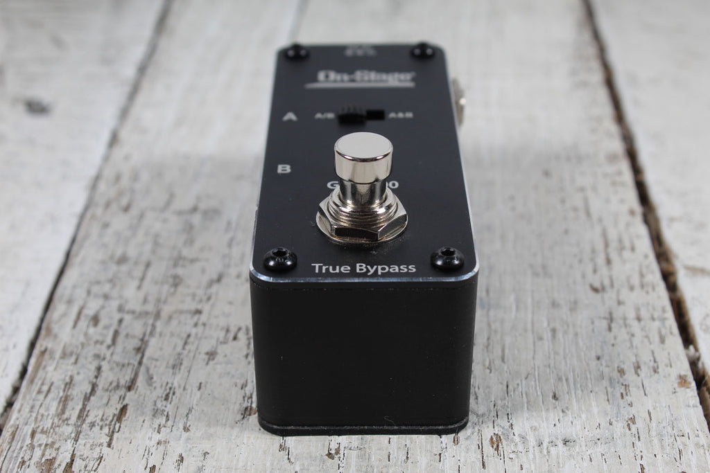 On Stage GSP1000 ABY Switcher Pedal Mini A/B/Y Switch Pedal