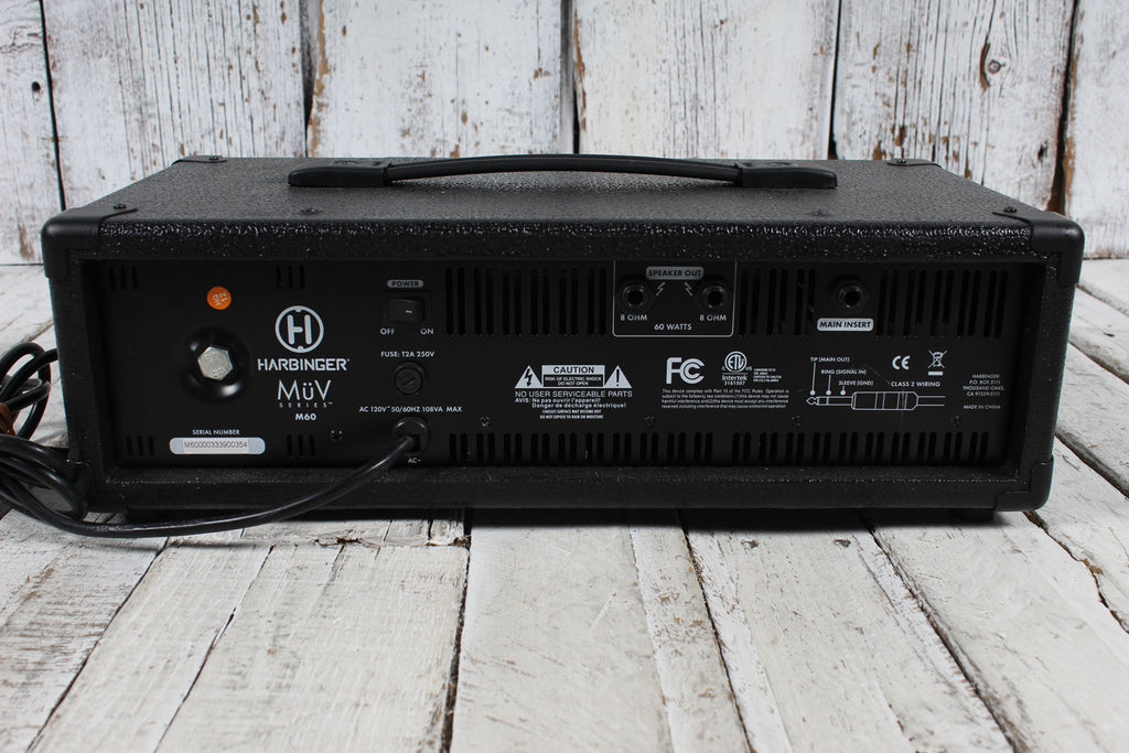 Harbinger M60 Powered Mixer 4 Channel 60 Watt Compact Mixer