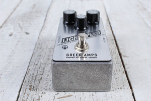 Greer Amps Lightspeed Organic Overdrive Moonshot Silver Electric Guitar Effects Pedal