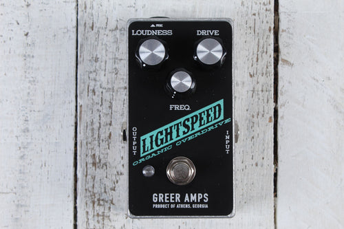 Greer Amps Lightspeed Organic Overdrive Standard Daphne Electric Guitar Effects Pedal