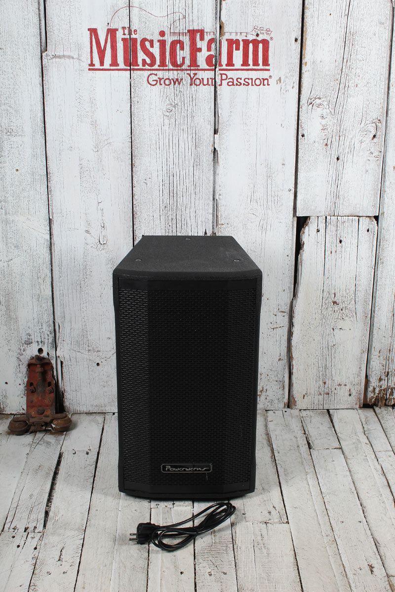 Powerwerks PWR10 Powered Speaker 10 Inch 600 Watt Speaker Cabinet Black Secondary image