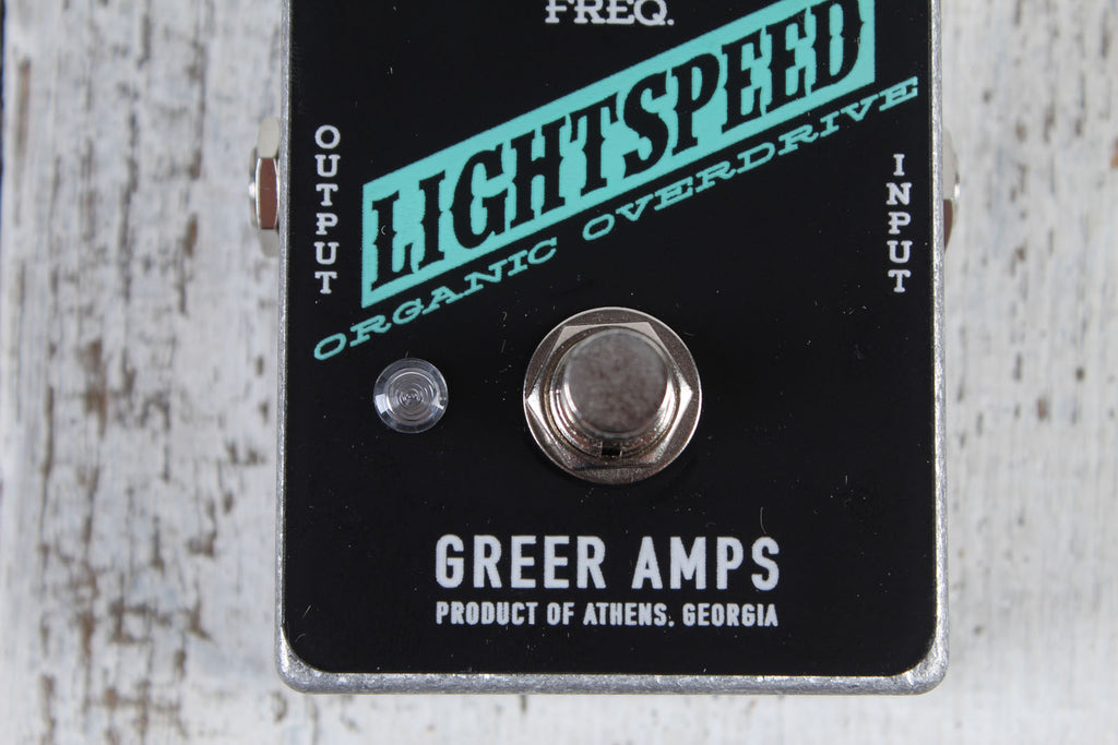Greer Amps Lightspeed Organic Overdrive Standard Daphne Electric Guitar Effects Pedal