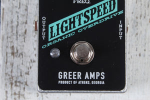 Greer Amps Lightspeed Organic Overdrive Standard Daphne Electric Guitar Effects Pedal