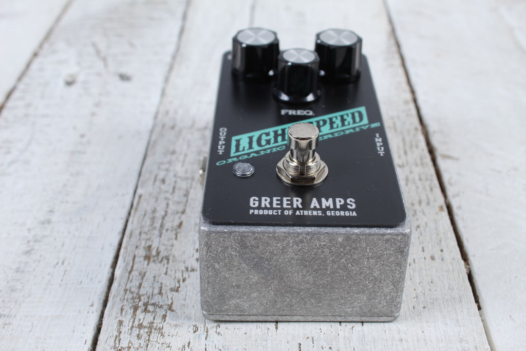 Greer Amps Lightspeed Organic Overdrive Standard Daphne Electric Guitar Effects Pedal