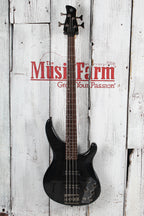 Yamaha TRBX604FM TBL 4 String Electric Bass Guitar Flame Maple Top Trans Black