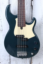 Load image into Gallery viewer, Yamaha BB Series BB435 Solid Body 5 String Electric Bass Guitar Teal Blue Finish