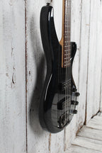 Yamaha TRBX604FM TBL 4 String Electric Bass Guitar Flame Maple Top Trans Black