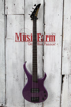 Kramer D-1 Bass 4 String Electric Bass Guitar Thundercracker Purple Metallic