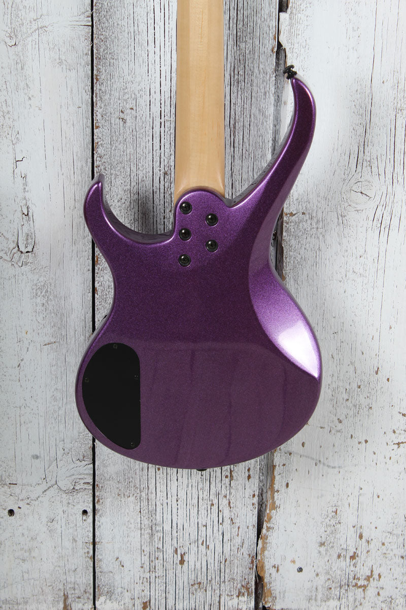 Kramer D-1 Bass 4 String Electric Bass Guitar Thundercracker Purple Metallic