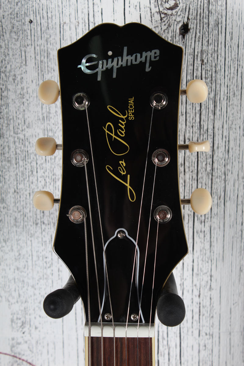 Epiphone 2025 Les Paul Special Double Cut Electric Guitar TV Yellow with Gig Bag