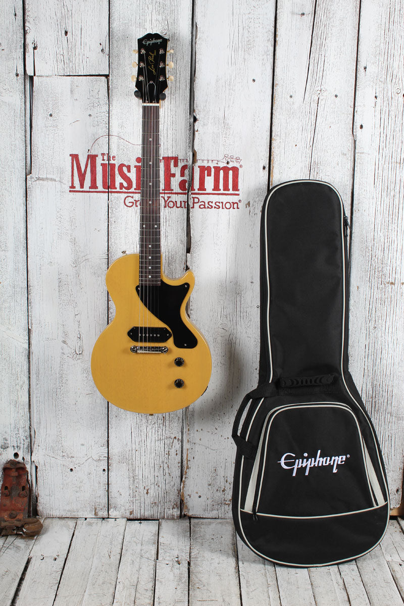 Epiphone 2025 Les Paul Junior Solid Body Electric Guitar TV Yellow with Gig Bag Secondary image