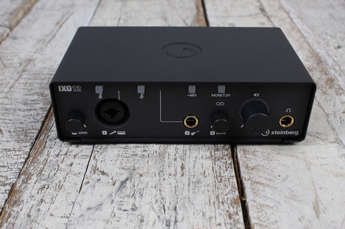 Steinberg IXO12 Audio Interface 2-In / 2-Out USB 2.0 Audio Interface Black