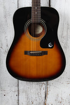 Epiphone PR-150 Dreadnought Acoustic Guitar Vintage Sunburst Finish