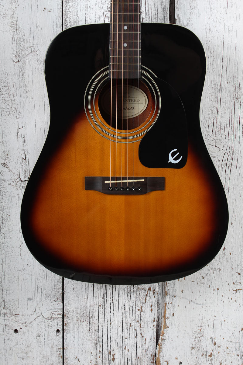 Epiphone PR-150 Dreadnought Acoustic Guitar Vintage Sunburst Finish
