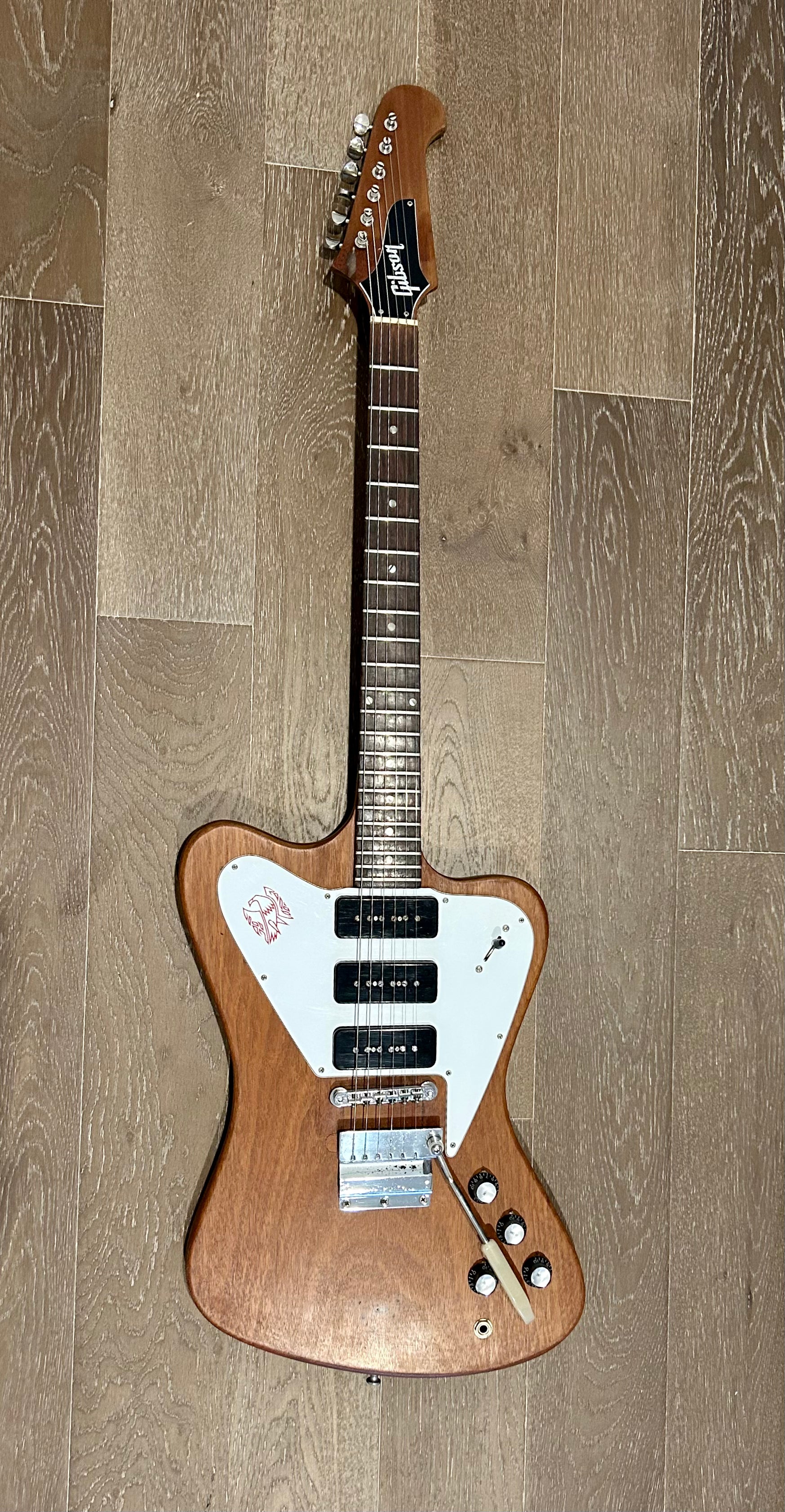 Gibson Vintage 1966 Non-Reverse Firebird III Re-Fin Re-Build Pelham Blue w Case