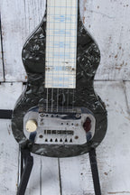 Loney Music Vintage 1950s Lap Steel Electric Guitar with Original Chipboard Case