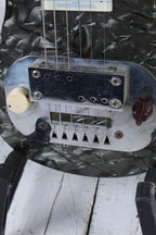 Loney Music Vintage 1950s Lap Steel Electric Guitar with Original Chipboard Case