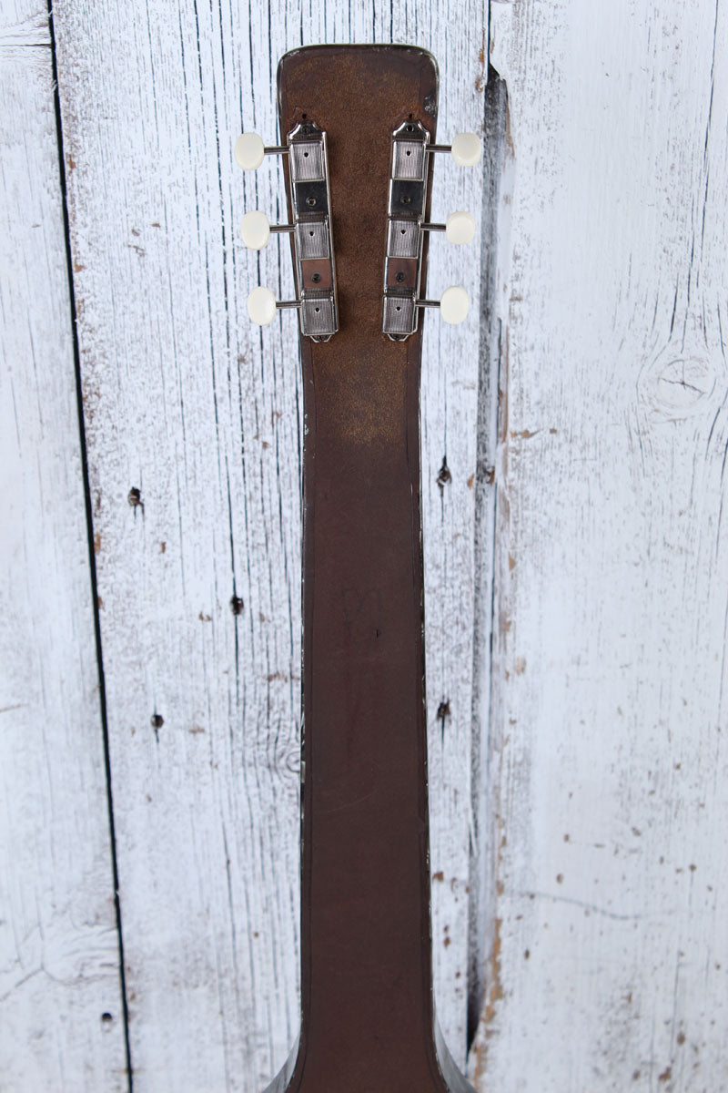 Loney Music Vintage 1950s Lap Steel Electric Guitar with Original Chipboard Case