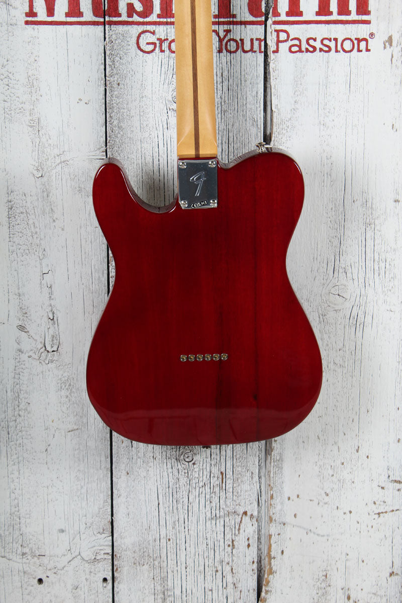 Fender Player II Telecaster Solid Body Electric Guitar Transparent Cherry Finish