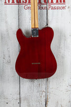 Fender Player II Telecaster Solid Body Electric Guitar Transparent Cherry Finish