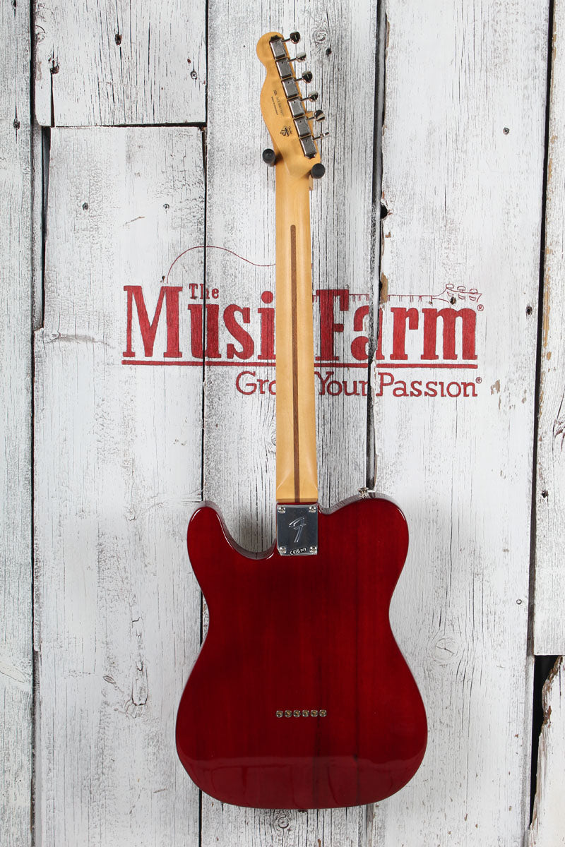 Fender Player II Telecaster Solid Body Electric Guitar Transparent Cherry Finish