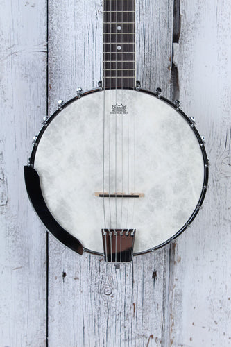 Washburn Americana Series B6 Six String Open Back Banjo with Remo Head