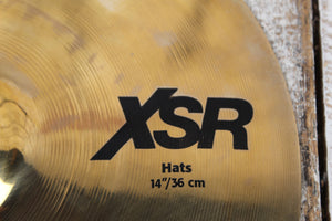 Sabian XSR Hi Hat Cymbals Pair 14 Inch Hi-Hats Drum Cymbal Set XSR1402