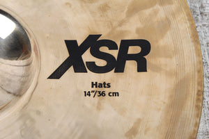 Sabian XSR Hi Hat Cymbals Pair 14 Inch Hi-Hats Drum Cymbal Set XSR1402