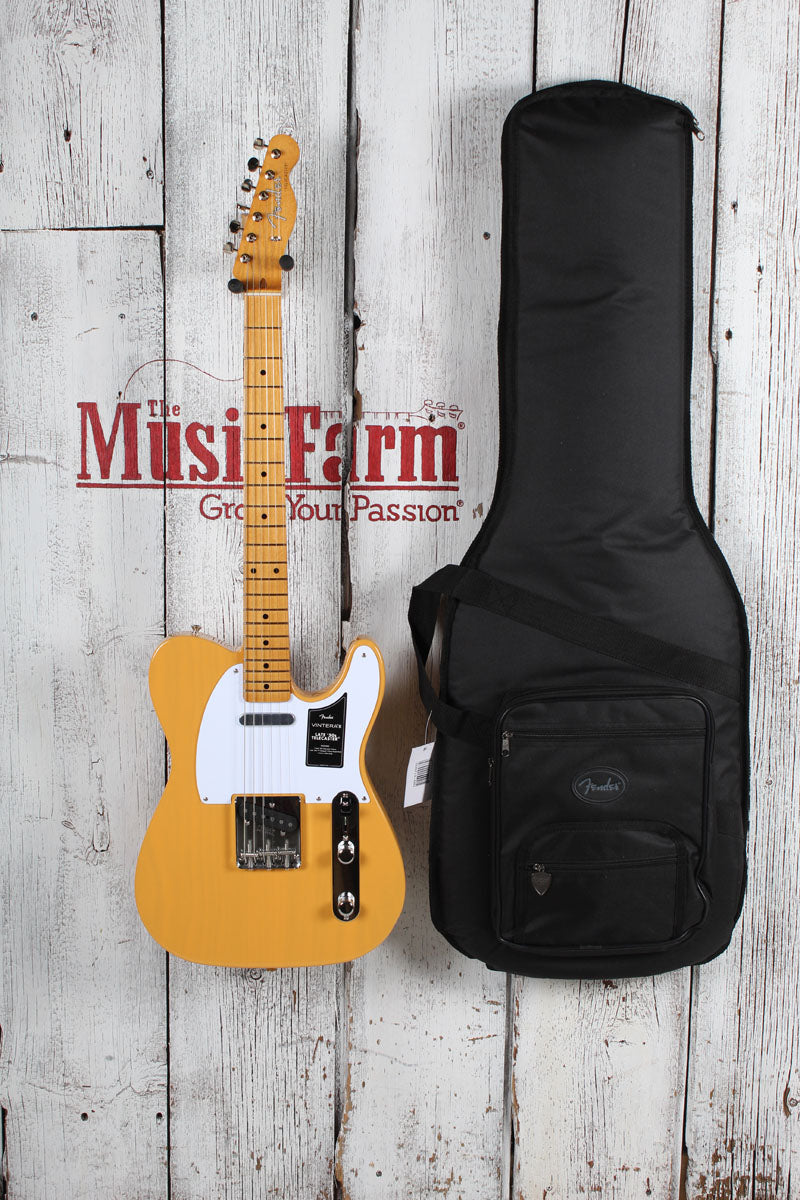 Fender Vintera III Late '50s Telecaster Electric Guitar Butterscotch w Gig Bag Secondary image