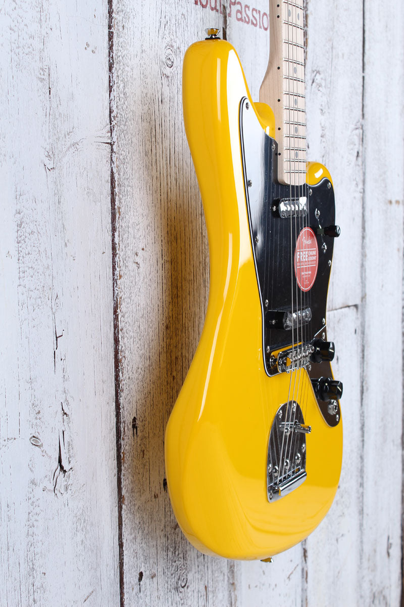 Fender Squier FSR Affinity Jaguar Electric Guitar Graffiti Yellow Finish