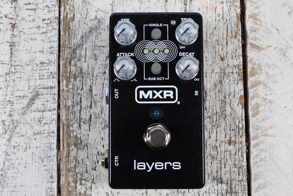 MXR M307 Layers Pedal Harmonic Sustain Electric Guitar Effects Pedal