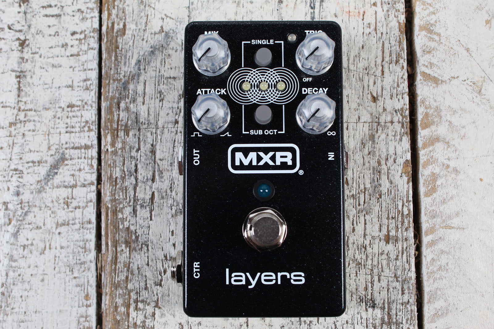 MXR M307 Layers Pedal Harmonic Sustain Electric Guitar Effects Pedal