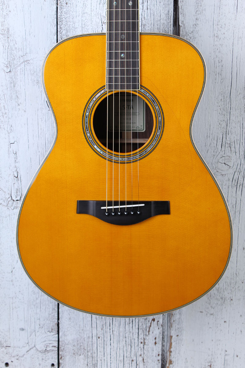 Yamaha TransAcoustic Concert Acoustic Electric Guitar LS-TA VT with Hard Bag