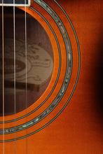 Load image into Gallery viewer, Washburn EA15 ATB Mini Jumbo Acoustic Electric Guitar Flame Maple Tobacco Burst