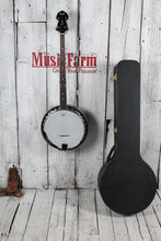 Load image into Gallery viewer, Dean BW5 Backwoods Banjo 5 String Resonator Banjo with Hardshell Case