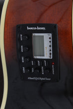 Load image into Gallery viewer, Washburn EA15 ATB Mini Jumbo Acoustic Electric Guitar Flame Maple Tobacco Burst