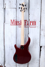 Load image into Gallery viewer, Yamaha TRBX174 RM Double Cutaway 4 String Electric Bass Guitar Red Metallic