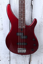 Load image into Gallery viewer, Yamaha TRBX174 RM Double Cutaway 4 String Electric Bass Guitar Red Metallic