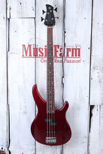 Load image into Gallery viewer, Yamaha TRBX174 RM Double Cutaway 4 String Electric Bass Guitar Red Metallic