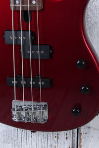 Yamaha TRBX174 RM Double Cutaway 4 String Electric Bass Guitar Red Metallic