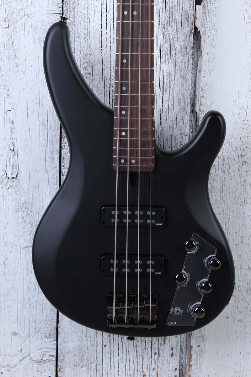Yamaha TRBX504 4 String Electric Bass Guitar Active Electronics Trans Black